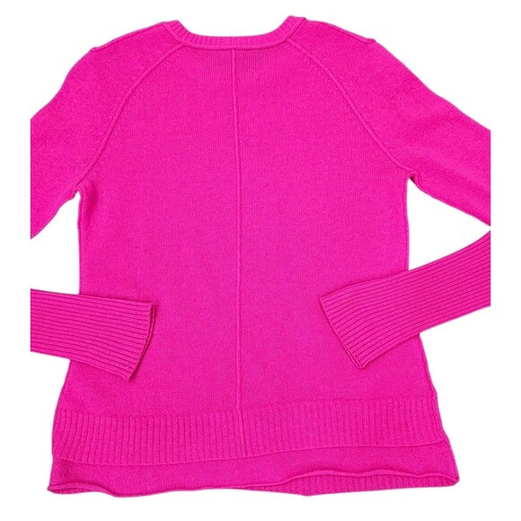 Autumn Cashmere Womens S Pure Cashmere Sweater Pink Jumper Crewneck Pullover - Picture 3 of 15